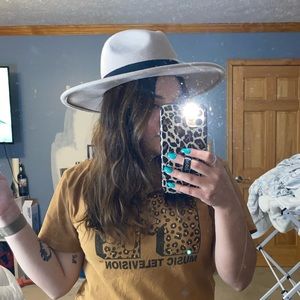 Wool felt fedora hat!